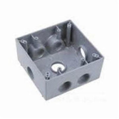 MULBERRY METAL PRODUCTS Mulberry 30266 Weatherproof Box (2 Gang, 7 Outlets, 3/4 in Hub)