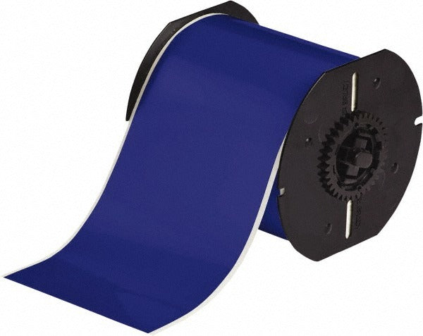 BRADY Brady 141991 Blue Vinyl Tape 4 in X 100 Ft Label Printers