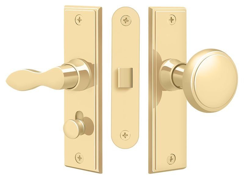DELTANA Deltana SDML334CR003 Storm Door Mortise Latch Brass