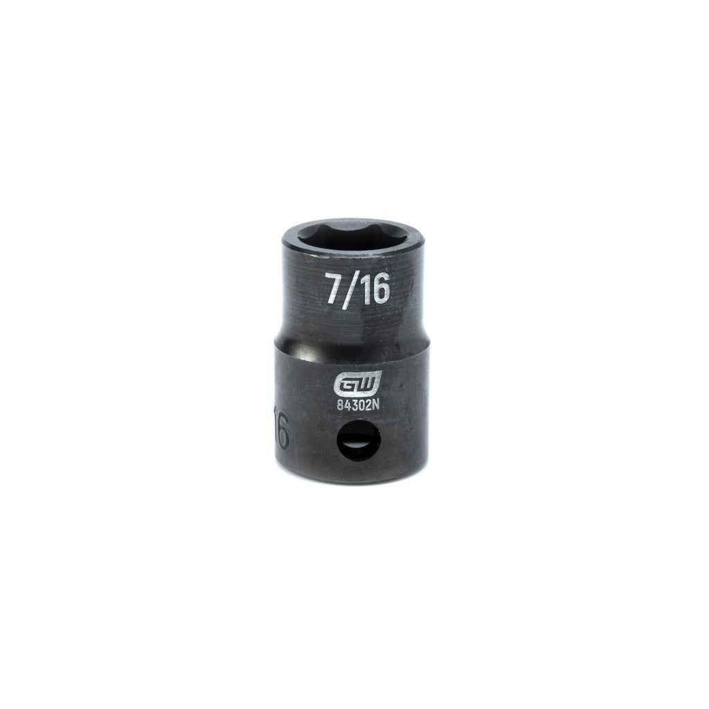 GEARWRENCH Gearwrench 84302N Impact Socket 3/8 in Drive 7/16 in