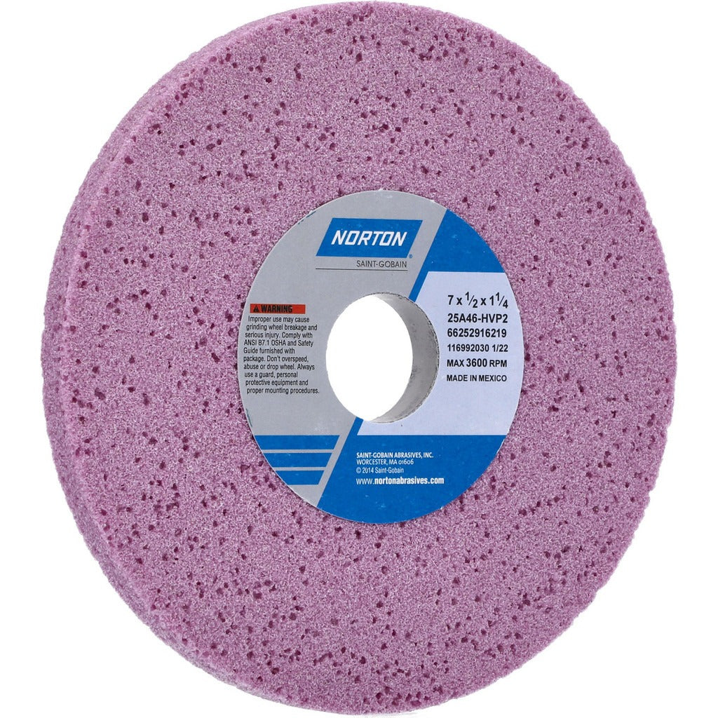 NORTON Norton 66252916219 Surface Grinding Wheel 46 Grit 7 in