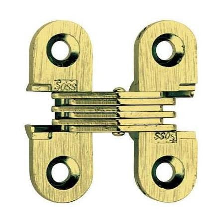 SOSS Soss 303CUS4 Invisible Hinge Satin Brass Medium Duty