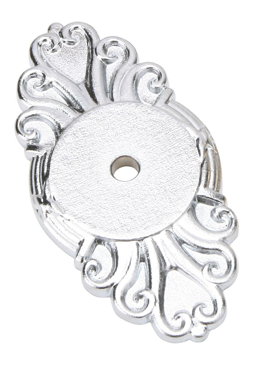 EMTEK Emtek 86293US26 Ribbon Reed Cabinet Knob Backplate Chrome