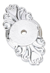 EMTEK Emtek 86293US26 Ribbon Reed Cabinet Knob Backplate Chrome