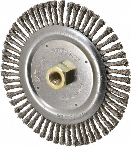WEILER Weiler 94667 Knotted Wheel Brush 6-7/8 in Stainless Steel