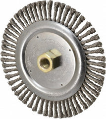 WEILER Weiler 94667 Knotted Wheel Brush 6-7/8 in Stainless Steel