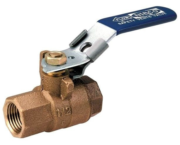 NIBCO Nibco NL9507D 2-piece Ball Valve 2 in Fnpt Bronze