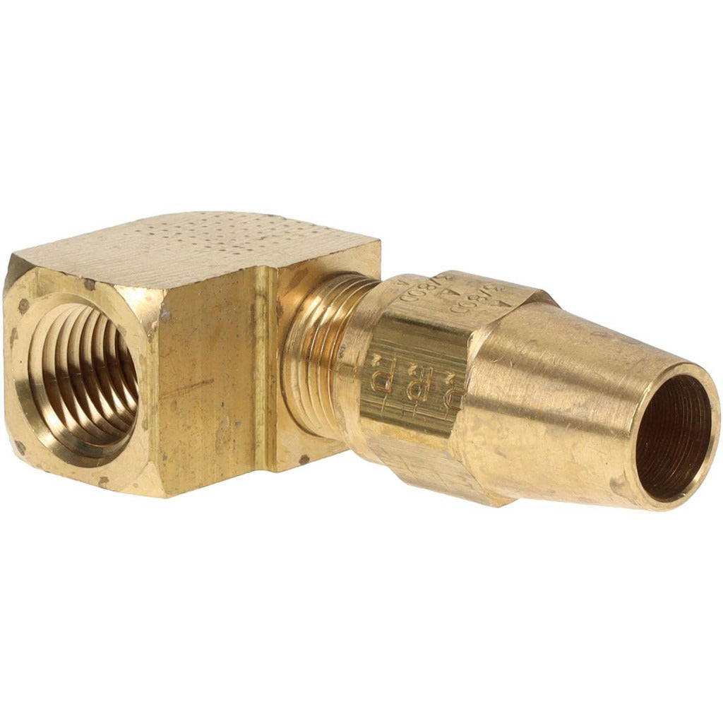 PARKER Parker 270AB-6-4 Compression Female Elbow 3/8 Od Brass