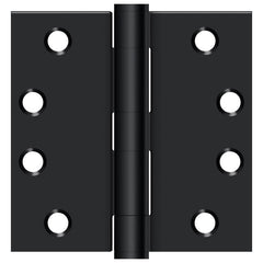 DELTANA Deltana S44HD1B Square Hinge Heavy Duty 4x4 Flat Black