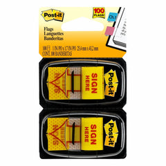 3M 3M MMM680SH2 Page Marker 1 in x 1.7 in (2 pads of 50 sheets) 680-SH2