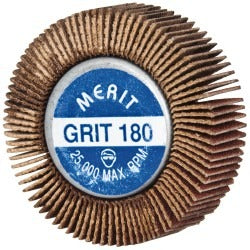 MERIT Merit Abrasives 08834132011 Mounted Flap Wheel 180 Grit