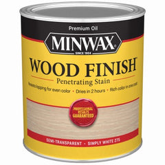 MINWAX Minwax 700524444 Oil Based Wood Finish 1 Qt Simply White