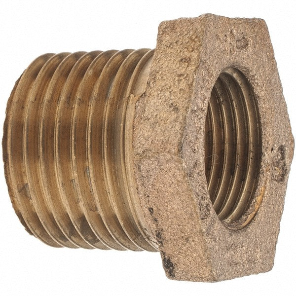 MERIT BRASS Merit Brass XB114-0806 Brass Pipe Bushing 1/2 X 3/8 in