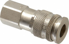 PARKER Parker 25KAIN17MPN Pneumatic Coupler 1/4 in Brass 300 Psi