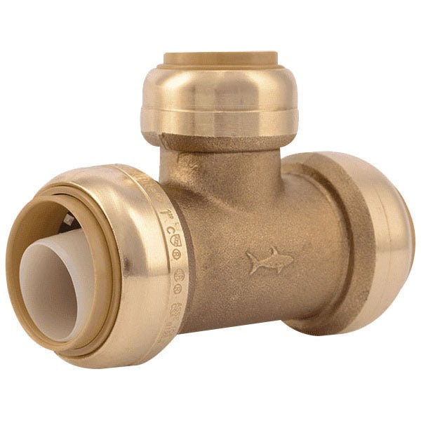 RWC Rwc U416LF Brass Reducing Tee Push-fit 1x1x3/4 in