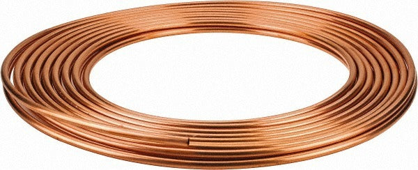 MUELLER INDUSTRIES Mueller Industries D 04050P Seamless Copper Tube 1/4 in 50 Ft
