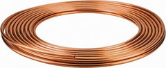 MUELLER INDUSTRIES Mueller Industries D 04050P Seamless Copper Tube 1/4 in 50 Ft