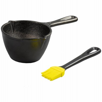 LODGE Lodge Mfg LMP3 Pre-seasoned Cast Iron Melting Pot