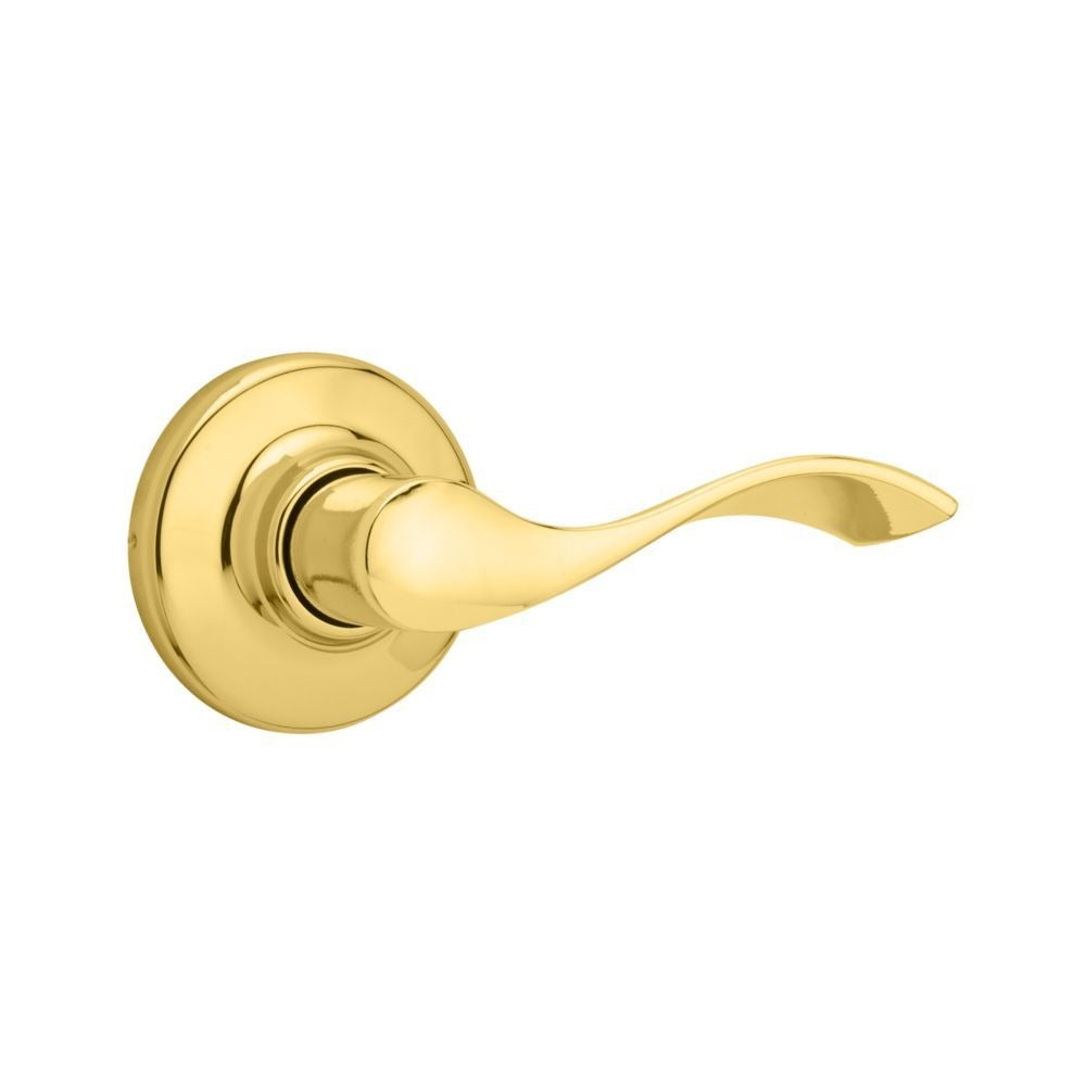 KWIKSET Kwikset 488BLLH-3 Balboa Lever Half Dummy Lock Bright Brass