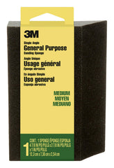 3M 3M CP-041 Medium Detail Sanding Sponge 4-7/8 x 2-7/8 x 1 Inch Single-Angle