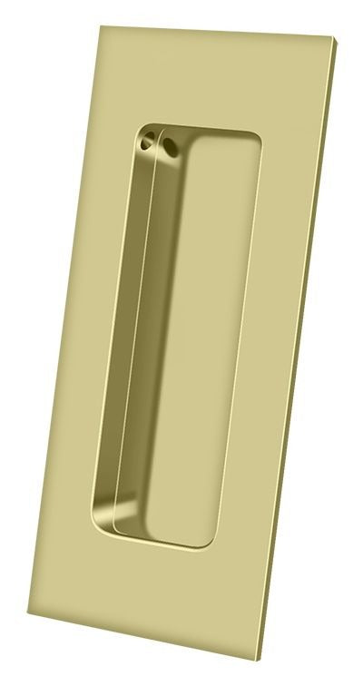 DELTANA Deltana FP40U3-UNL Rectangular Flush Pull Unlacquered Brass