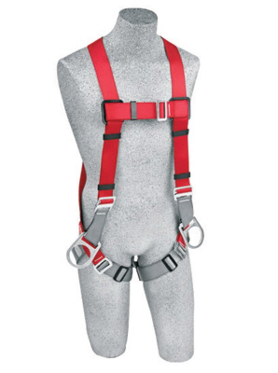 3M 3M 1191207 Protecta PRO 2X Full Body Vest Style Harness With Back and Side D-Rings Pass-Thru Leg Strap Buckle