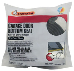 FROST KING Thermwell G9H Garage Door Bottom Seal 9 Foot Black