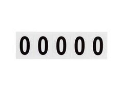 BRADY Brady 9714-0 Outdoor Numbers Vinyl Gloss Legend 0 (2.25 H x 1.81 W)