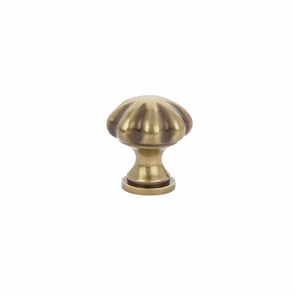 EMTEK Emtek 86122US7 Melon Cabinet Knob French Antique Brass