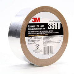 3M 3M 7000049613 Aluminum Foil Tape 3380 3.25 mil (48 mm x 45 m, 24 rolls per case)