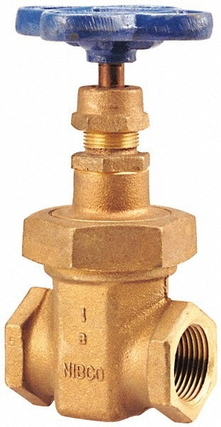 NIBCO Nibco NL1T00B Gate Valve 1-1/4 Inch Threaded Bronze
