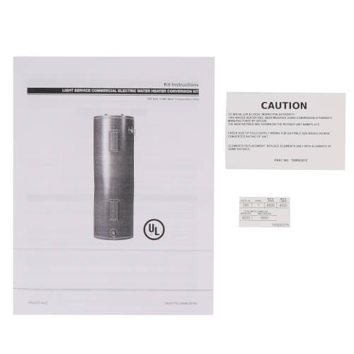 AO SMITH 100293212 LIQUID PROPANE CONVERSION KITS