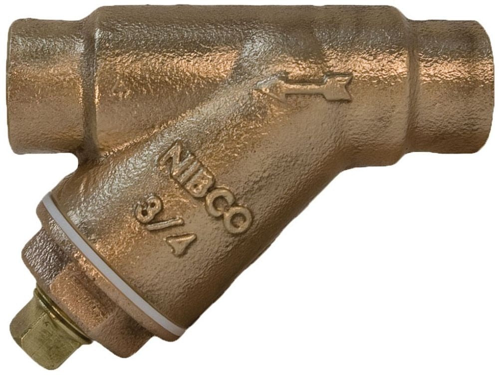 NIBCO Nibco NJ2RA08 Wye Strainer 3/4 in Solder Bronze