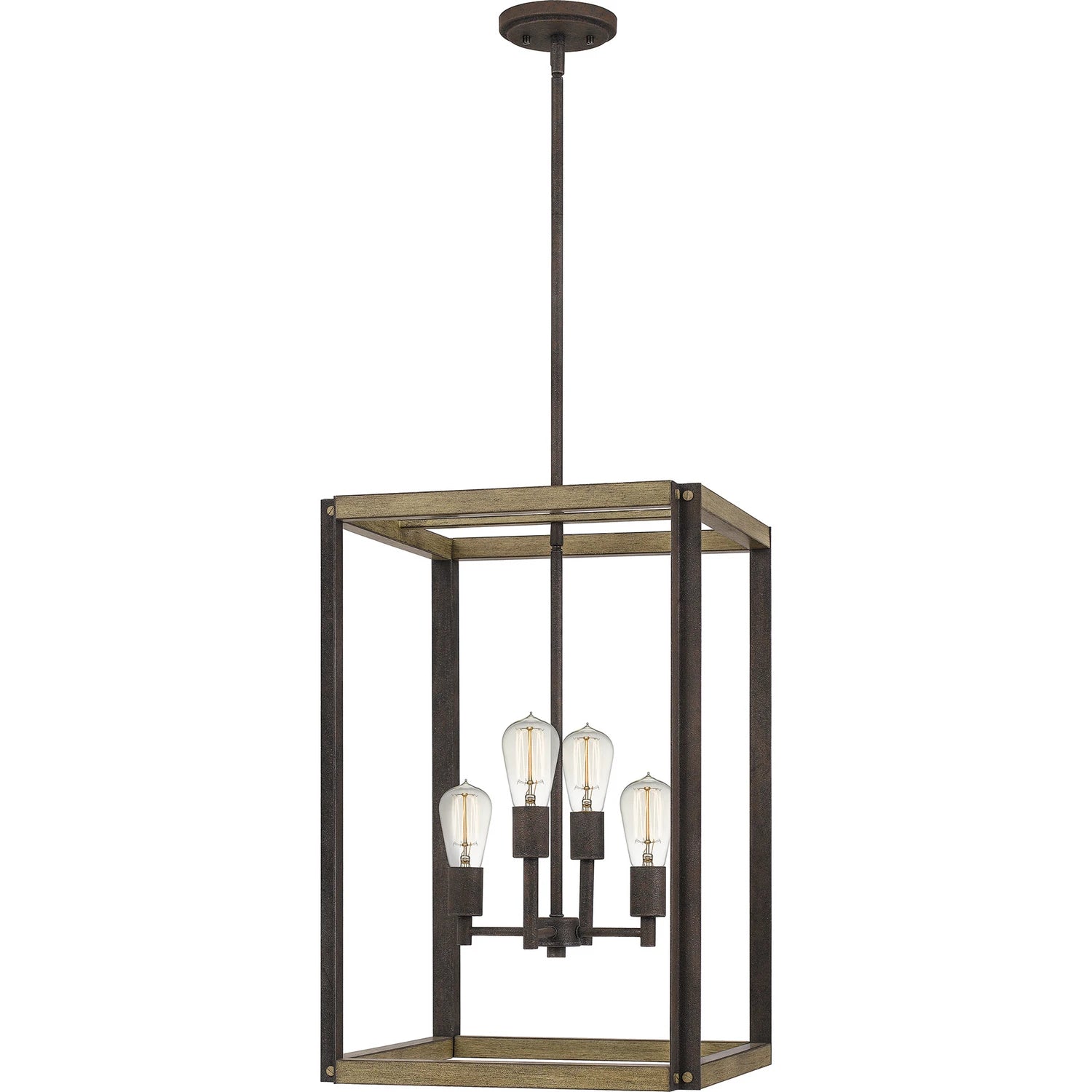 QUOIZEL Quoizel FNN5216RK four light pendant Finn 400W 25in H x 16in W x 16in L