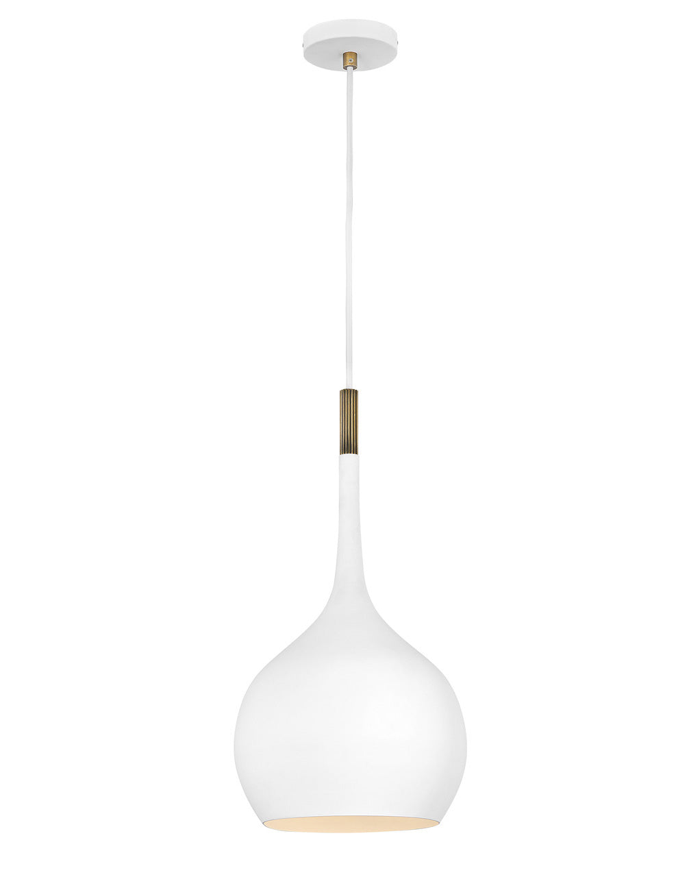 HINKLEY LIGHTING Hinkley 4457CI Ziggy Transitional Medium Pendant 1 Lamp 100W 120V