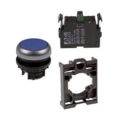 EATON Eaton M22-D-B Pushbutton 22mm Operator Blue Flush Momentary