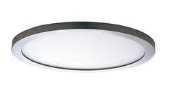 MAXIM Maxim 57692WTSN Chip 1-Light Flush Mount Light 15W 7 inches Wide