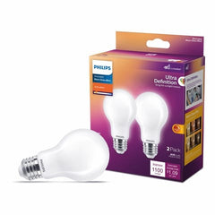 PHILIPS Philips 586981 Ultra Definition Warm Glow A19 9W (Pack of 2) 75W Equivalent