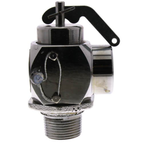 APOLLO VALVES Apollo Valves 10-322-P30 3/4 inch MNPT x 3/4 inch FNPT RVS32 Safety Relief Valve Polished Chrome