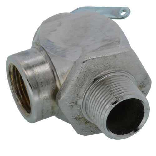 APOLLO VALVES Apollo Valves 10-322-P50 Safety Relief Valve 3/4 Inch 50 PSI Polished Chrome