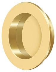 DELTANA Deltana FP238CR003 Round Flush Pull Lifetime Brass