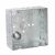 RACO RACO 257 Box-Loc Square Box, 2-1/8 Depth, 4-11/16 Pack of 25