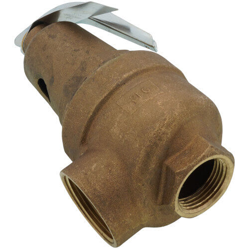 APOLLO VALVES Apollo Valves 10-615-12 1 FNPT x 1-1/4 FNPT RVW61 2657000 BTU Bronze Hot Water Relief Valve 60 psi