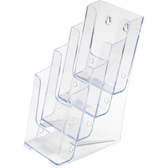 DEFLECTO Deflecto DEF77701 Literature Holder 4 Leaflet 4-7/8 x 8 x 10 Pack DEF77701