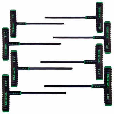 EKLIND Eklind Tool Co 68688 8-piece T-handle Torx Key Set