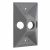 BELL BELL 5189-0 Hubbell Electrical Prod 5189-0 Electrical Wp Lamp Holder Cover 3 Outlets 1 Gang