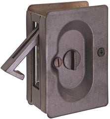 EMTEK Emtek 2102MB Privacy Pocket Door Lock Medium Bronze