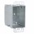 RACO RACO 590 Gangable Switch Box, Steel, 3 Inch x 2 Inch x 3-1/2 Inch Deep