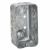 RACO Raco 660 Handy Box, 1-7/8 Depth 4 x 2 Size