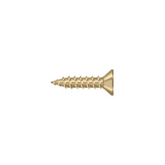 DELTANA Deltana SCWS975U4 Wood Screws 9x3/4 in Satin Brass 600-pack